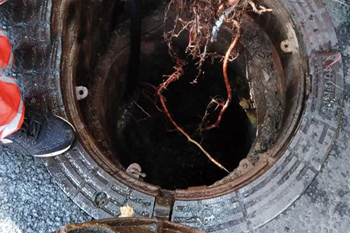 波莲镇管道预处理